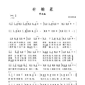 什锦菜 美国 _外国歌谱_词曲: 卡伦.卡朋特