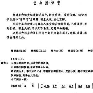 昆曲 长生殿 惊变