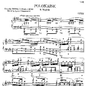 Two Polonaises S.223 钢琴谱 弗兰茨 李斯特