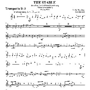 THE STABLE 第三降B小号分谱