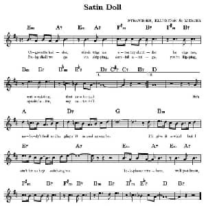 Satin Doll_外国歌谱