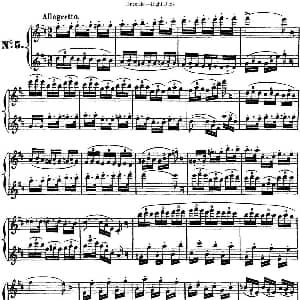 长笛曲谱 | 8首博瑞西亚第长笛二重奏 NO.5 Briccialdi 博瑞西亚第