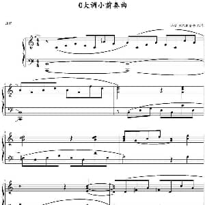 C大调小前奏曲 钢琴谱 约翰 塞巴斯蒂安 巴赫
