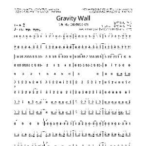 日 Gravity Wall_歌曲简谱_词曲:Tielle,泽野弘之 泽野弘之