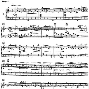 巴赫小前奏曲 钢琴谱 巴赫