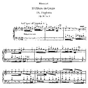 Dix Pièces de Genre Op.10 钢琴谱 朱尔斯 埃米尔 马斯涅