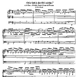 18首赞美诗前奏曲之十三 钢琴谱 约翰 塞巴斯提安 巴赫