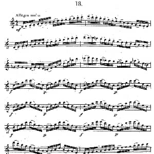 萨克斯谱 | 奇特克 萨克斯练习曲之18 ETUDY PRO SAXOPHON FR ZITRK.op.3