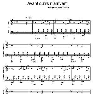 手风琴谱 | Avant qu'ils n'arrivent 小岛上 扬 提尔森