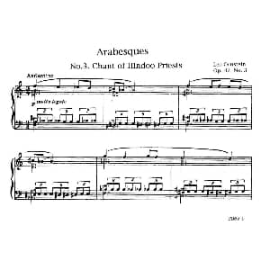 Arabesques Op.42 钢琴谱 里奥 奥恩斯坦 Leo Ornstein