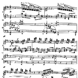 降B大调第二钢琴协奏曲 钢琴谱 约翰内斯 勃拉姆斯