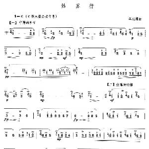 笛子谱 | 姑苏行 江先渭