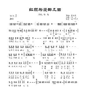 红颜为爱醉几回_歌谱投稿_词曲:申光惠 杨哲