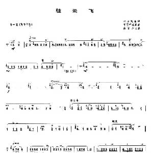 驻云飞 唢呐谱