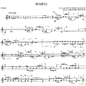小提琴谱 | MARIA 玛利亚
