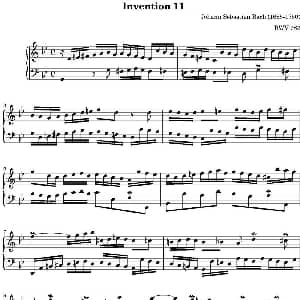 15首巴赫二部创意曲集 钢琴谱 巴赫