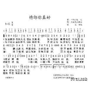情郎你真好_歌谱投稿