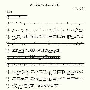 canon for 3 violins and cello 卡农小提琴和大提琴三重奏 帕赫贝尔