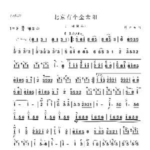 北京有个金太阳_歌曲简谱