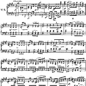 门德尔松无词歌Op.85 钢琴谱 门德尔松