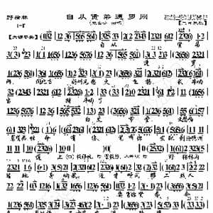 野猪林 自从贤弟遭罗网_歌曲简谱_词曲:暂无 恒流星制谱