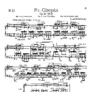 53首以肖邦练习曲为素材而作的练习曲 钢琴谱 里奥鲍尔德 戈多夫斯基