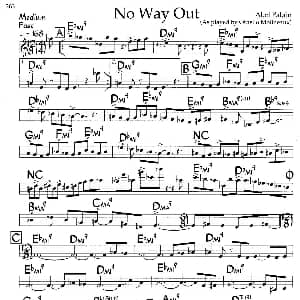No Way Out 钢琴谱