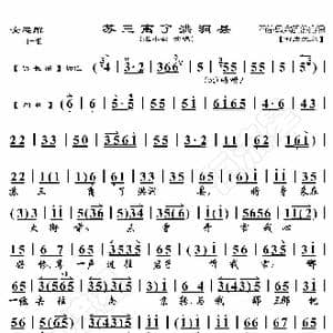 女起解 苏三离了洪洞县_歌曲简谱_词曲:暂无 恒流星制谱