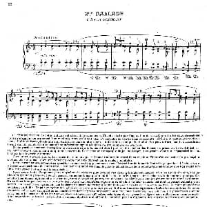 Ballade no.2 in F Major Op.38 钢琴谱 肖邦 chopin