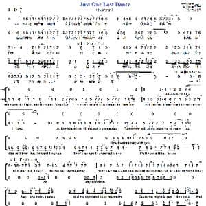 Just One Last Dance_歌谱投稿_词曲:Rob Tyger Jat Denar