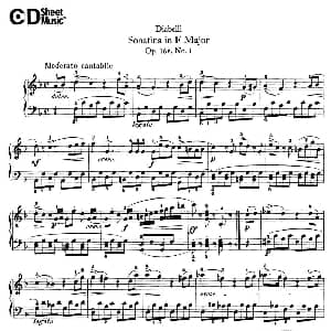 7 Piano Sonatinas Op.168 钢琴谱 安东 狄亚贝利