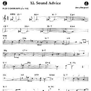 萨克斯谱 | Sound Advice Cont.