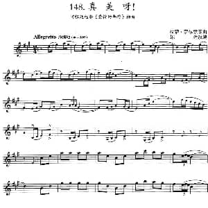 小提琴谱 | 真美呀！ 阿根廷电影 爱情的年龄 插曲 拉蒙 萨尔索素曲 雄达改编