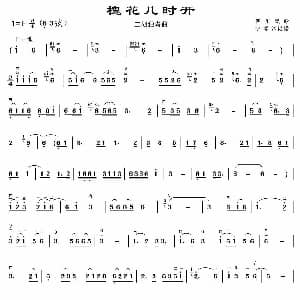 二胡谱 | 槐花几时开