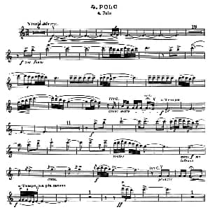 小提琴谱 | Suite of Spanish Folksongs:4 POLO 法利亚