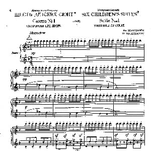 手风琴谱 | 佐罗塔耶夫 六首儿童组曲之一 前苏联 佐罗塔耶夫