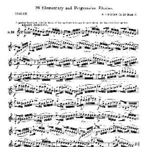 小提琴谱 | 开塞 KAYSER 36首小提琴练习曲之33