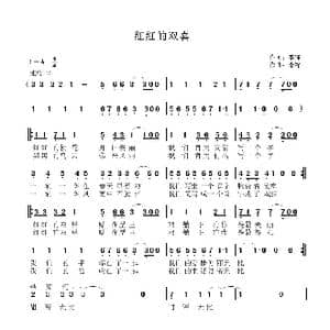 红红的双喜_歌曲简谱_词曲:李锋 李锋