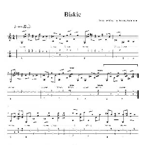 tommy emmanuel biskie 2 吉他谱 tommy emmanuel