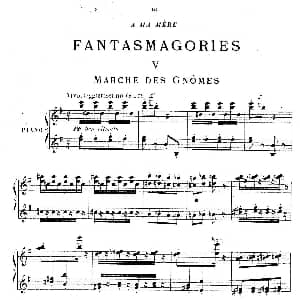 Fantasmagories 钢琴谱 伊西多尔 菲利普