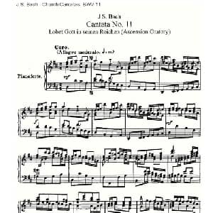 Lobet Gott in Seinen Reicben_外国歌谱