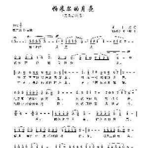 帕米尔的月亮_歌曲简谱_词曲:唐国兴 胡润华 俞书英