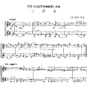 小提琴谱 | 霍曼 小提琴基础教程 选曲 小序曲 二重奏 比 布卢门塔尔