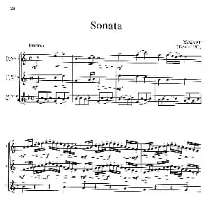 萨克斯谱 | Sonata 三重奏