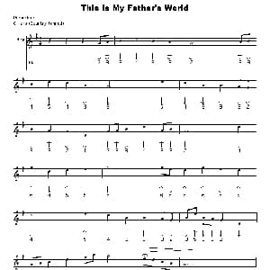 口琴谱 | This is Father‘s world 父亲的世界 布鲁斯
