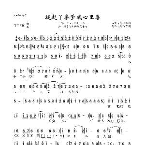 提起了亲爹我心里喜_歌曲简谱