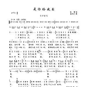 是你给我爱_歌谱投稿_词曲:张藜 徐沛东