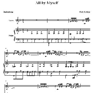 萨克斯谱 | All by Myself 我心孤独