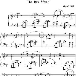 The day after 钢琴谱 YIRUMA