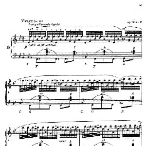 电子琴谱 | 车尔尼手风琴练习曲集 第Ⅳ册 第13首